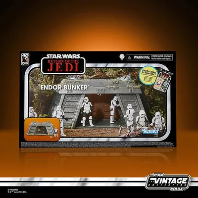 Produktbild von Hasbro Star Wars VI Vintage Collection Playset Endor Bunker mit Endor Rebel Commando (Scout Trooper Disguise)