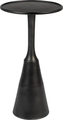Produktbild von Housecraft Living Noah Beistelltisch Rund Metall 35x 35 cm Schwarz