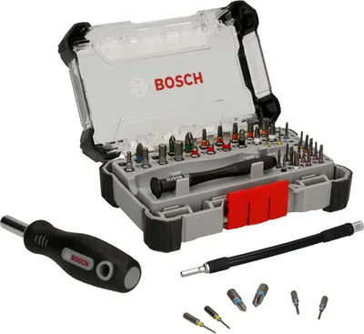 Produktbild von Präzisions-Schrauberbit-Set, Display, 5x 43-tlg