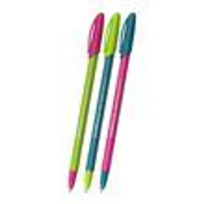 Produktbild von Kugelschreiber NEO Panda Hugs Stick 0,26mm 3er Set Blau sortiert