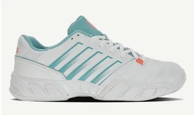 Zdjęcie produktu dla K-Swiss Tennis Bigshot Light 4 White/Desert Flower/Nile Blue 40