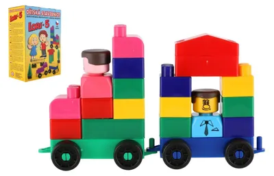 Image de Jeu de construction LORI 5 plastique 76pcs en boîte 23x28x10cm