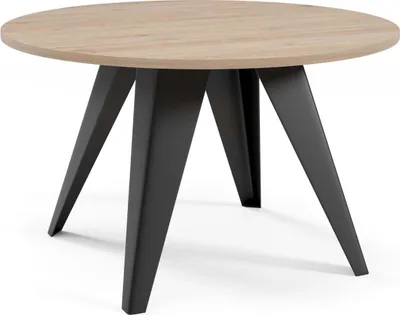 Image de FURNLUX Table basse Fare Marron 75cm / Couleur principale : Beige / Dimensions : 75 x 50 x 75 cm
