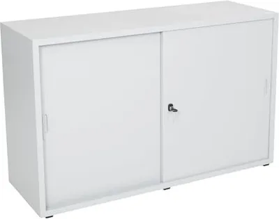 Produktbild von STIER Schiebetürenschrank HxBxT 750x1200x420mm lichtgrau