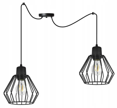 Obrázok produktu pre Závesná lampa, stropný svietnik, drôtený tienidlo, LED