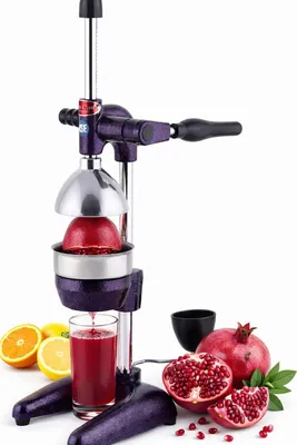 Produktbild von Professionelle Hand Saftpresse Zitruspresse Orangenpresse Granatapfelpresse Fruchtpresse Farbe Brombeer
