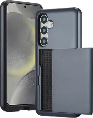 Zdjęcie produktu dla imoshion Backcover z uchwytem na kartę do Samsung Galaxy S25 - ciemnoniebieski