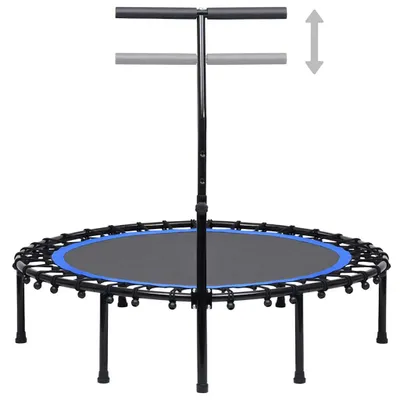 Image de vidaXL Trampoline de fitness avec poignée 122 cm