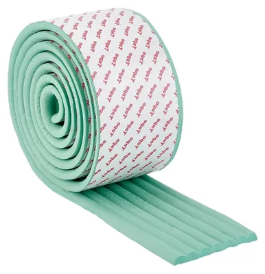 Produktbild von Leiterpolster für Etagenbetten 2 m hellgrün, 73 mm breit, weiche Leiterpolster mit selbstklebender Abdeckung, 8 mm dick, für Treppenstufen, Fußkomfort, Eckenschutz