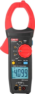Image de Pince ampèremétrique Uni-T UT205A+ 1000A Multimètre avec écran LCD pour des mesures précises