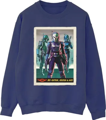 Produktbild von Star Wars - "The Mandalorian" Sweatshirt für Damen BI39285 (M) (Marineblau)