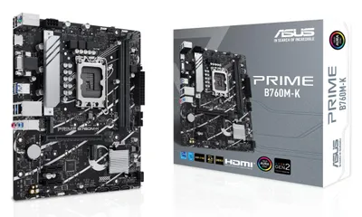 Productafbeelding van ASUS 90MB1FI0-M1EAY0 PRIME B760M-K//LGA1700, B760, USB3.2 Gen 1, moederbord