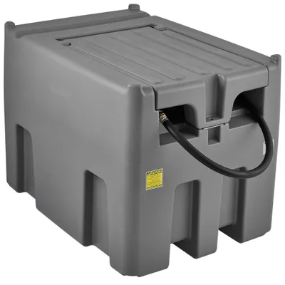 Immagine prodotto di Serbatoio di trasporto 12 V DC - Serbatoio diesel mobile 116 galloni - Stazione di rifornimento diesel grigio 140 W - Serbatoio diesel 2600 giri/min - Stazione di rifornimento - Serbatoio diesel portatile