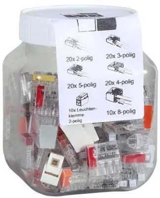 Productafbeelding van Steekklemmen Verbindingsklemmenmix 0,5-2,5 mm² - 100 Stuks
