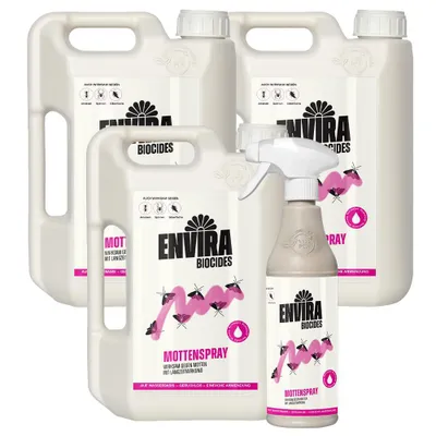 Produktbild von Envira Motten Abwehrspray im Nachfüllpack 3x2L+500ml