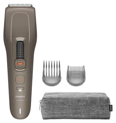 Zdjęcie produktu dla Philips 5000 series Maszynka do włosów HC5722 Seria 5000, Brązowy, 3 mm, 2,4 cm, 2 mm, Stal nierdzewna, Bateria