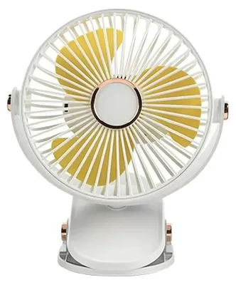 Immagine prodotto di Ventilatore elettrico, alimentato tramite USB, con funzione di luce notturna, colore: bianco