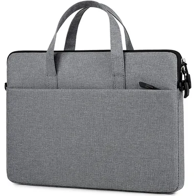 Immagine prodotto di Borsa per laptop sottile da 15,6" blu con maniglia e tracolla