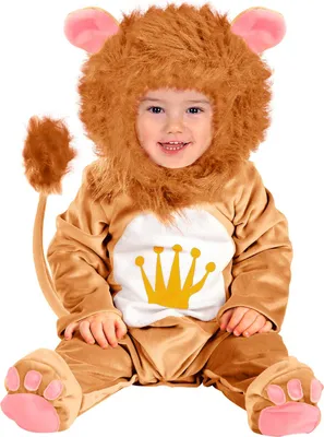 Produktbild von Baby Tierkostüm "Löwen König" | Braun - Kleinkindkostüm Safari Dschungel