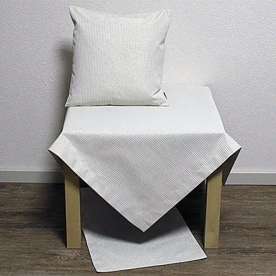 Produktbild von Kissenbezug Kissenhülle Stripes Streifen gold glitzer 40x40cm Hossner WA