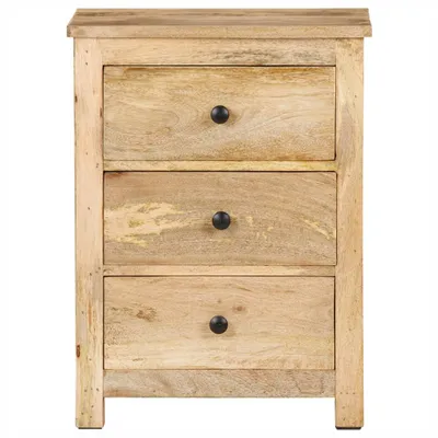 Image de vidaXL Table de nuit 45x35x60 cm bois massif mangue