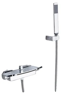 Produktbild von Badezimmer Duscharmatur, Doppelgriff, Zeitgenössisches Design, Chrom