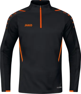 Produktbild von Jako Challenge Ziptop Herren - Schwarz / Neonorange