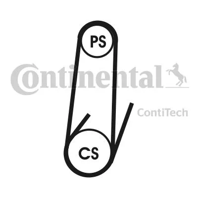 Produktbild von Contitech Keilrippenriemen  4Pk1022 Elast