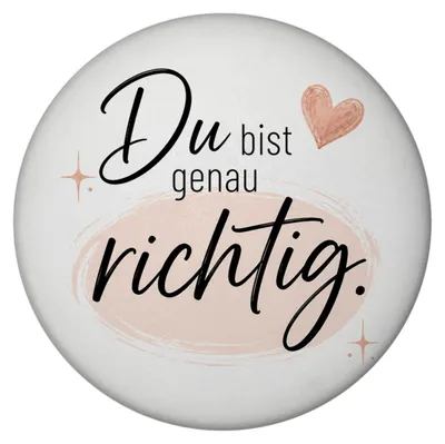 Produktbild von Magnet mit Flaschenöffner Du bist wichtig - Herzspruch Mit Spruch: Du bist