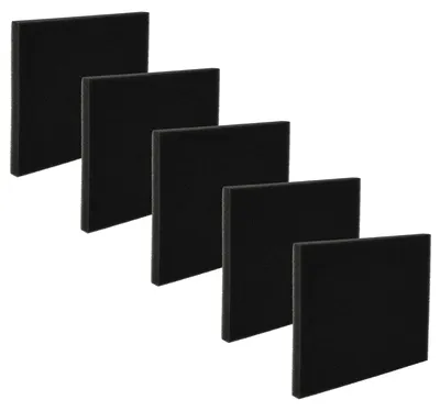Produktbild von vhbw 5x Staubsaugerfilter kompatibel mit Philips FC8728, FC9912, FC8729, FC9914, FC9911, FC9913, FC8727 Staubsauger - Schaumstofffilter Schwarz