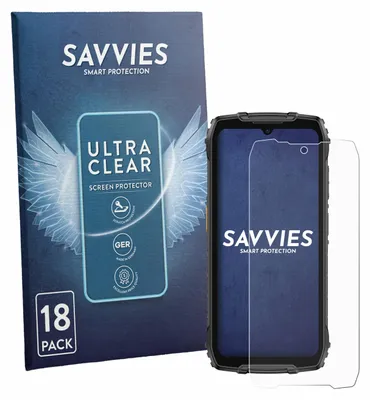Produktbild von 18x Für Ulefone RugKing 4 Pro Schutzfolie Savvies Displayschutz Display Schutz Folie Klar Transparent