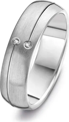 Produktbild von Danish Design - Ring - Damen - IJ142R1D-52 - Apterp - Titanium - Diamanten - Weite 52