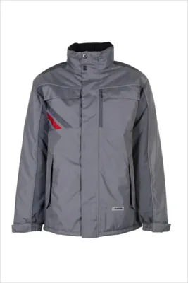 Produktbild von Planam Winterjacke Highline Gr. XL zink/schiefer/rot