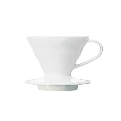 Produktbild von Hario VDC-01W V60 Kaffeefilterhalter, Porzellan, V01, weiß