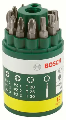 Produktbild von Schrauberbit-Set, 10-teilig, inklusive Torx