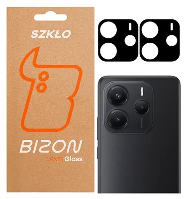 Produktbild von Gehärtetes Glas für die Kamera für Xiaomi Redmi Note 14 5G, Bizon Glass Silk Lens, 2 Stück