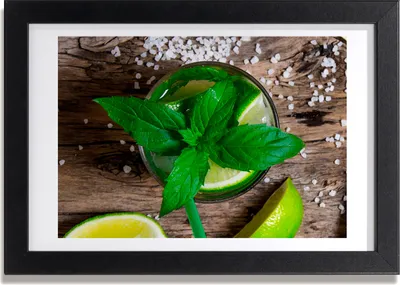 Produktbild von Bild 30x20 MDF-Rahmen, Wandkunst Mojito