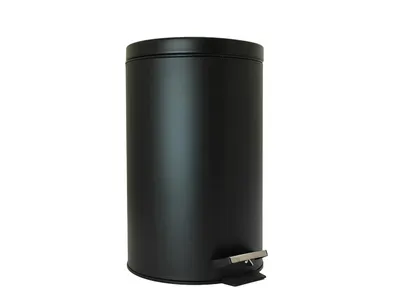 Immagine prodotto di Pattumiera a pedale - 14 L - Nero metallizzato