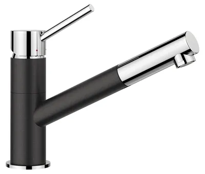 Produktbild von Blanco Küchenarmatur mit Handbrause KANO-S anthrazit chrom 527649