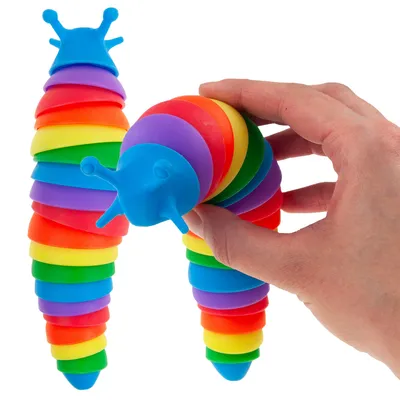 Produktbild von Anti-Stress-Raupenschnecke Sensorisch Anti-Stress-Fingerschnecke