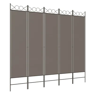 Produktbild von 5-tlg. Paravent Anthrazit 200x220 cm Stoff
