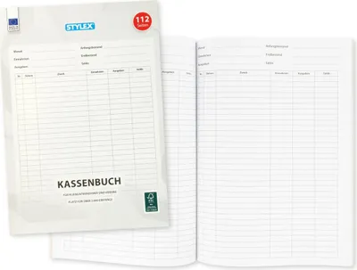 Produktbild von Kassenbuch / A4 / 56 Blatt