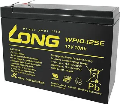 Zdjęcie produktu dla Long – WP10-12SE – 12 V, 10 000 mAh, akumulator ołowiowy