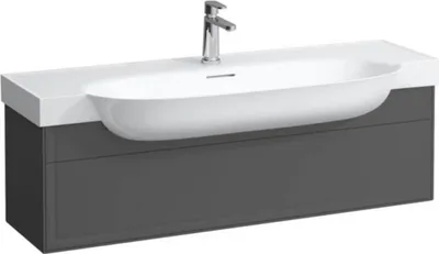 Produktbild von Laufen The New Classic Wastafelonderkast 117,6x31,6x67,7 cm 1 la Traffic Grey