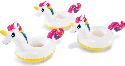 Produktbild von Intex 57506Np Aufblasbare Cup Holder Einhorn 41X20 cm 3 Stück