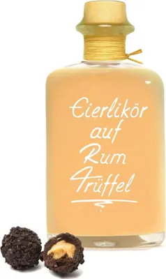 Produktbild von Eierlikör auf Rumtrüffel  0,5L cremig, aromatisch  & sehr süffig 20% Vol. Rum Trüffel Likör
