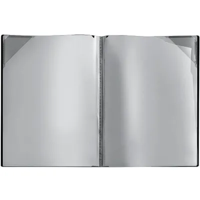 Image de VELOFLEX Diamond Livret de présentation noir avec 4 pochettes