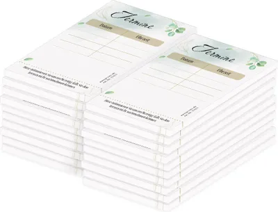 Produktbild von PRICARO Terminblock "Eukalyptus", (20er Pack)