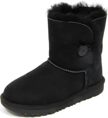 Produktbild von G4352 stivale bimba girl UGG BAILEY BUTTON schwarz Wildleder Stiefel