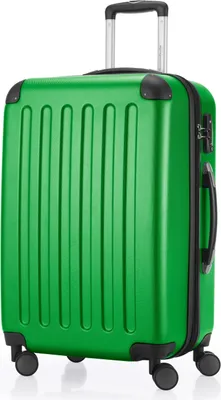 Produktbild von HAUPTSTADTKOFFER - Spree - Mittelgroßer Trolley mit Erweiterung, Hardshell Suitcase Check-In Gepäck 15-20 kg, Reisekoffer mit Doppel-Rollen, Hartschalen-Koffer ABS, 65 cm, TSA, 74 Liter,Grün